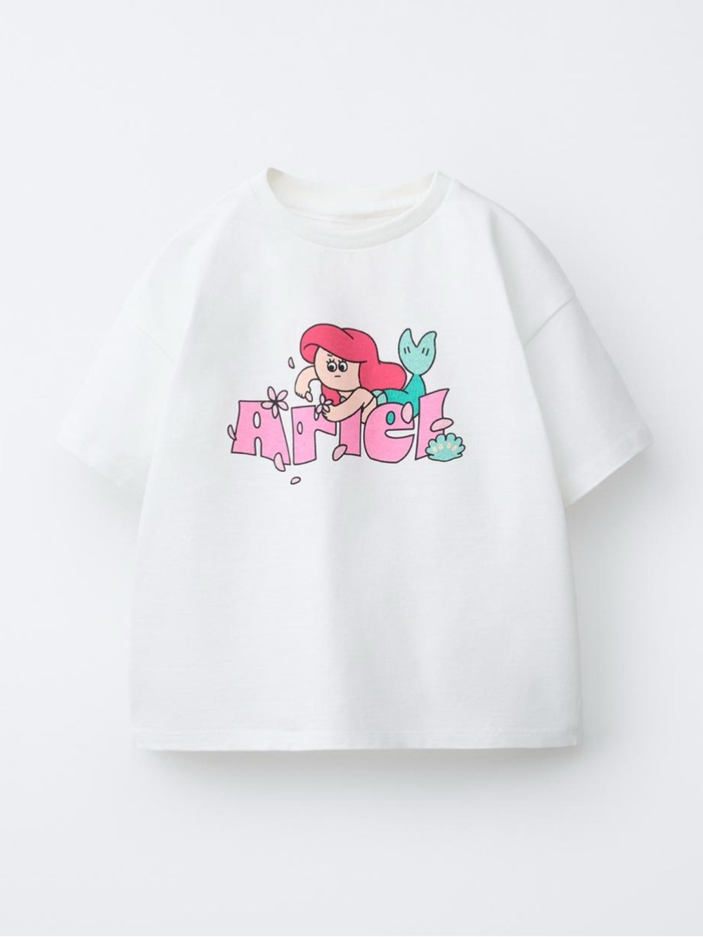 ZARA ARIEL PRINCESSES DISNEY PRINT T-SHIRT